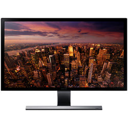 Samsung U28E590DS 4K Ultra HD LED PC Monitor, 28, Black